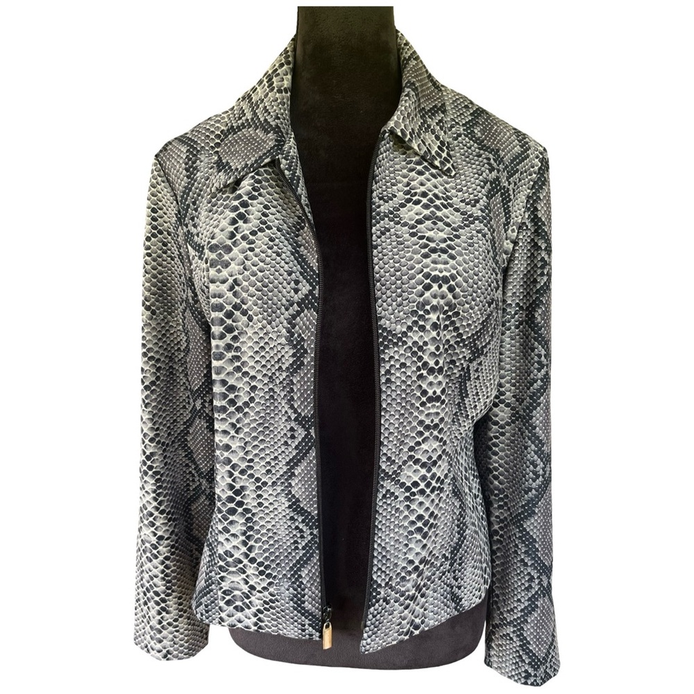 Vintage Y2K Snakeskin print jacket - Picture 2 of 5